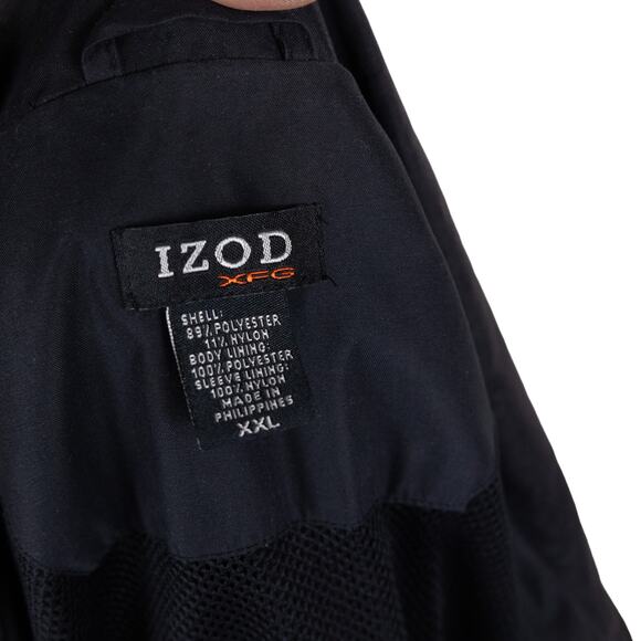 Izod XFG Mens Black Performance 1/2 Zip Jacket XXL - Picture 2 of 8